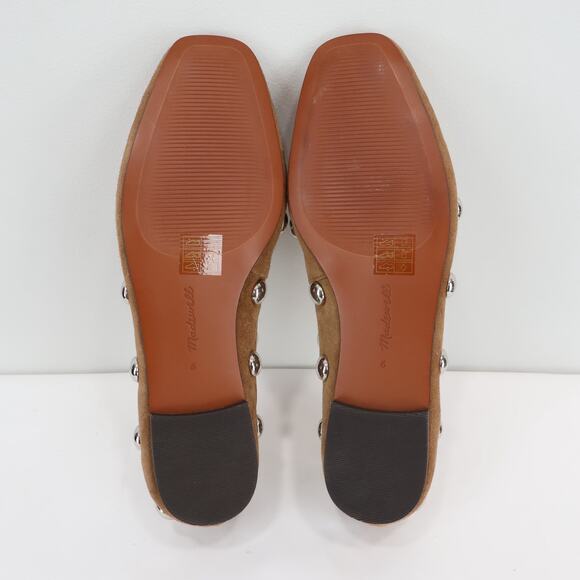 Madewell The Mylie Embellished Ballet Flat Dried Acorn Size 6 NWOB - Picture 9 of 9